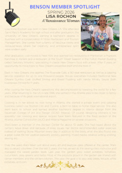 Benson Member Spotlight: Homer Smith French Benson Member Spotlight: Homer Smith French